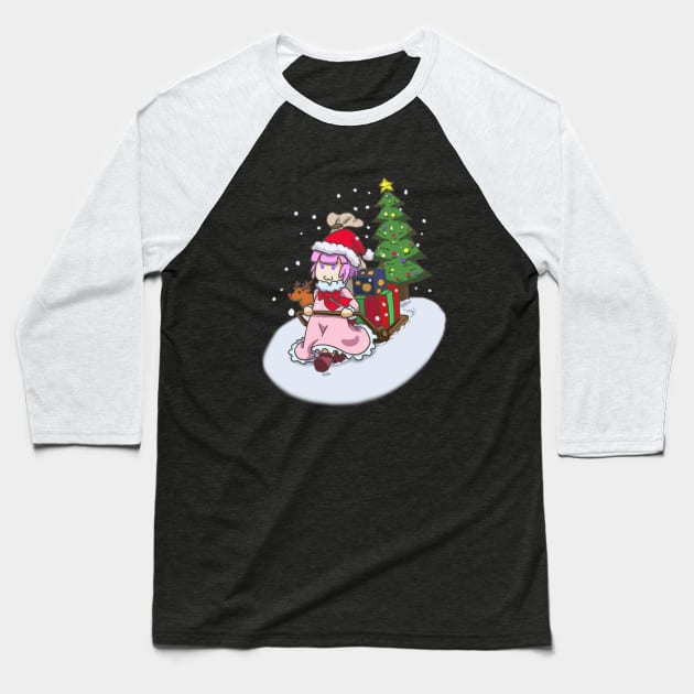 Sleighing in a winter of Christmas Baseball T-Shirt by Dearly Mu